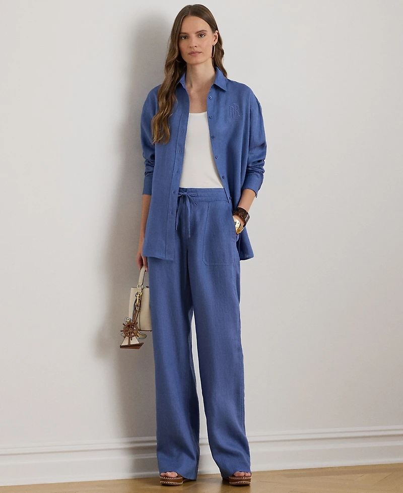 Lauren Ralph Petite Jovonie Wide-Leg Pants