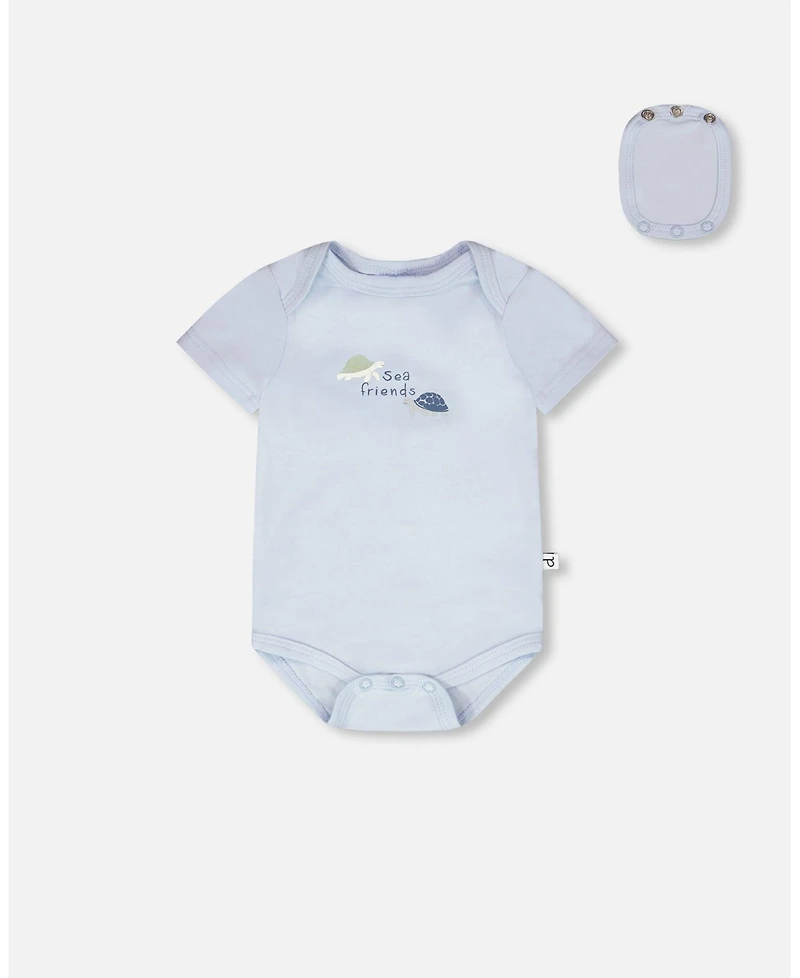 Deux par Deux Baby Boys Evolutive Cotton Jersey Onesie