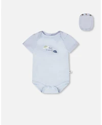 Deux par Deux Baby Boys Evolutive Cotton Jersey Onesie