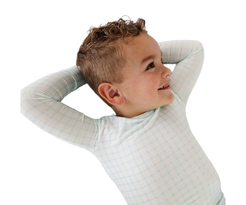 Motette Toddler Boys Coastal Check Pajama Set