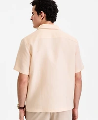 Alfani Men's Owen Short-Sleeve Button-Up Shirt, Macy's Exclusive