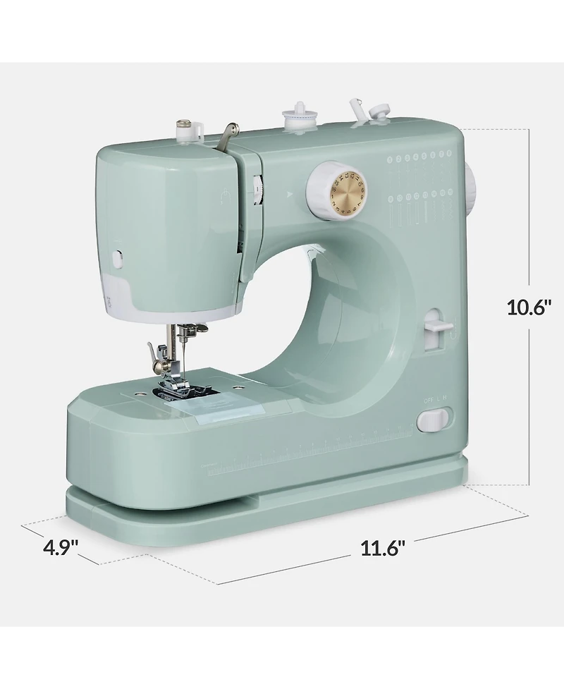 Best Choice Products 55-Piece Sewing Machine Kit for Beginners, w/ 16 Stitch Patterns, Double Stitching