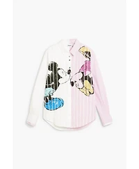 Desigual Women's Mickey And Minnie Mouse Shirt