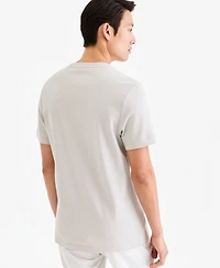 Alfani Men's Short-Sleeve Textured Mercerized T-Shirt, Macy's Exclusive