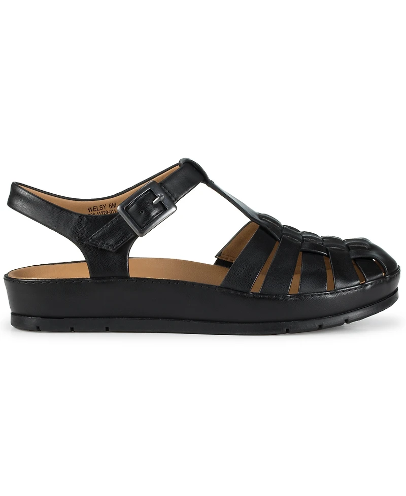 Baretraps Women's Welsy Round Toe Fisherman Sandals