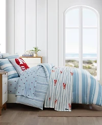 Nautica Lobster Cotton Square Decorative Pillow, 20" x 20"