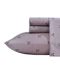 Nautica Coxswain Stripe Printed Microfiber Sheet Set