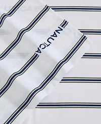Nautica Inline Printed Microfiber 4-Pc. Sheet Set, Queen