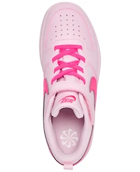 Nike Little Kids Court Borough Low Recraft Fastening Strap Casual Sneakers from Finish Line