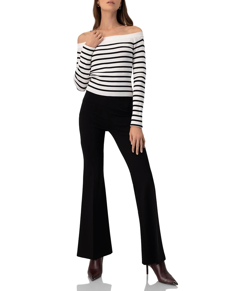 Ivonne Women's Semi-Flare Pants