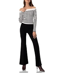 Ivonne Women's Semi-Flare Pants