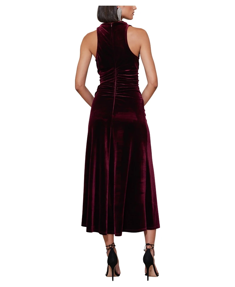 Bishop + Young Women's Bishop + Young Elle Velvet Halter Dress