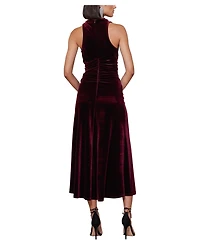 Bishop + Young Women's Bishop + Young Elle Velvet Halter Dress