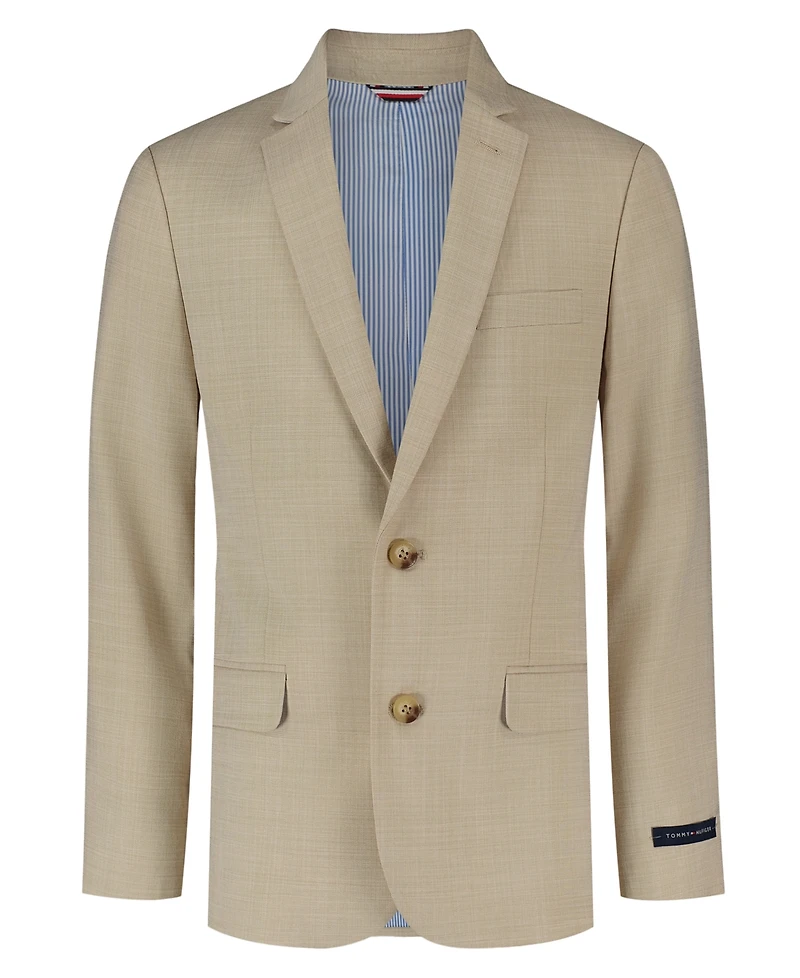 Tommy Hilfiger Big Boys Modern-Fit Stretch Sharkskin Suit Jacket
