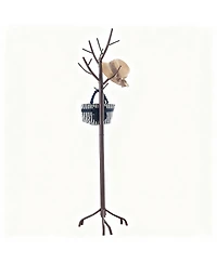 Yigii Metal Coat Rack with Branches and Hooks