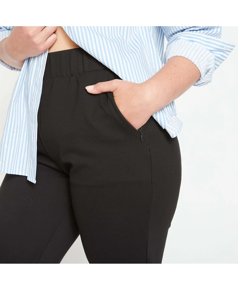 Universal Standard Women's Plus Smart Signature Ponte Pants Long