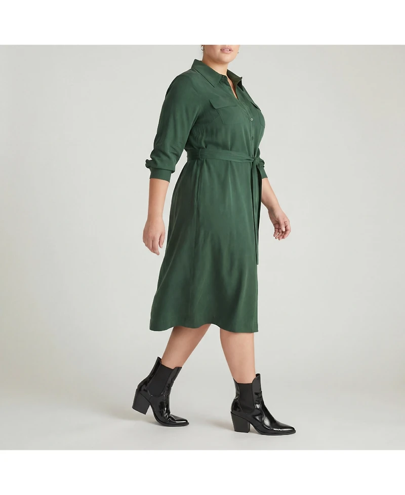 Universal Standard Plus Cooling Stretch Cupro Savannah Dress