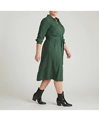 Universal Standard Plus Cooling Stretch Cupro Savannah Dress