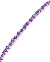Macy's Multi-Gemstone Bracelet Sterling Silver