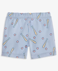 First Impressions Toddler Boys' 2T-4T Mix & Match Baseball-Print French Terry Shorts, Macy's Exclusive