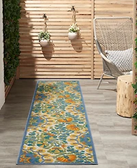 Nourison Home Aloha ALH22 2'3" x 10' Runner Rug