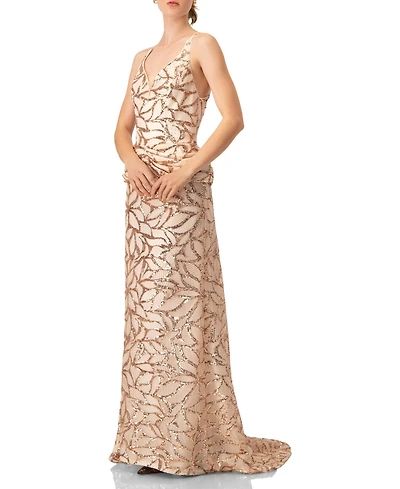 Ivonne Women's Asymmetric Hem Evening Dress