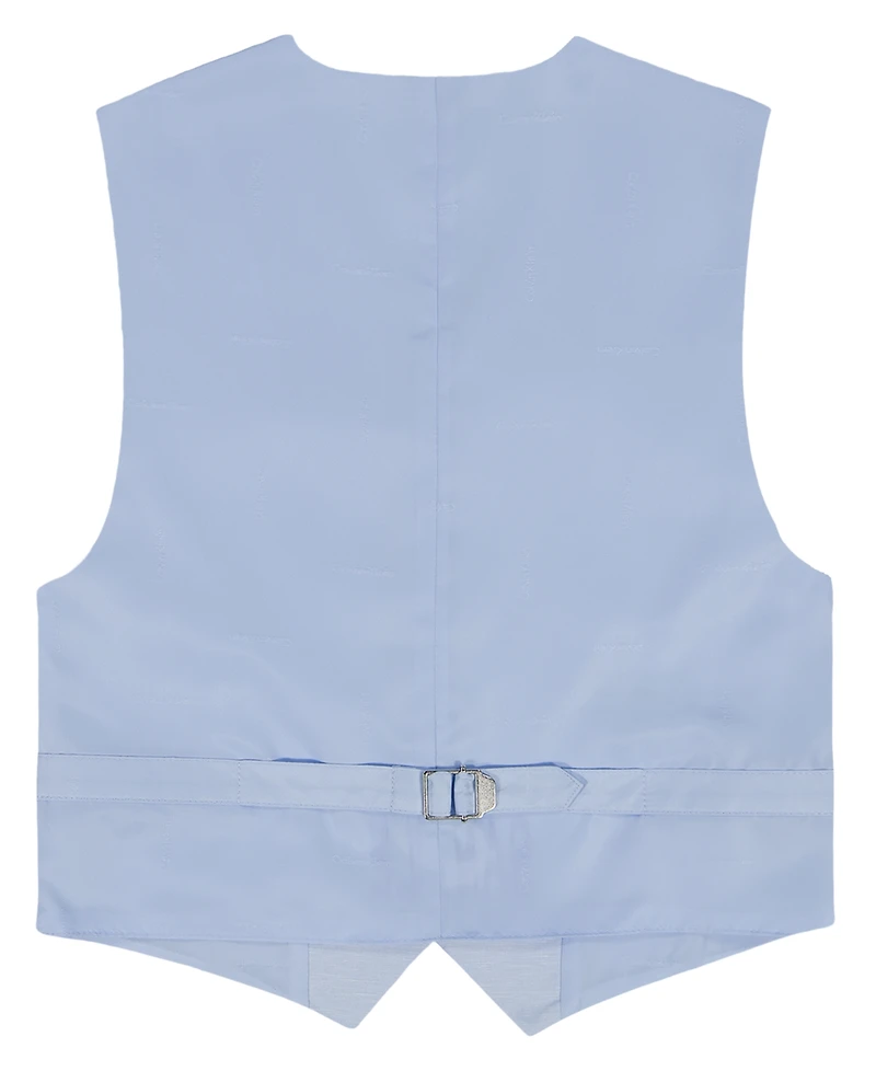 Calvin Klein Boys' 8-20 Tri-Blend Button Front Suit Vest