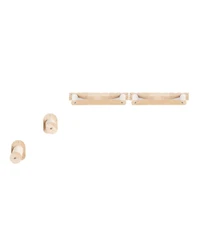 Cozito Wall-Mounted Cat Shelf Set with 2 Posts & 2 Hammocks