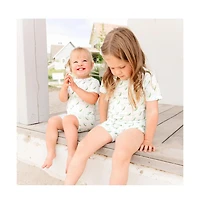 Motette Baby Girls Bluebell Bows Pajama Set