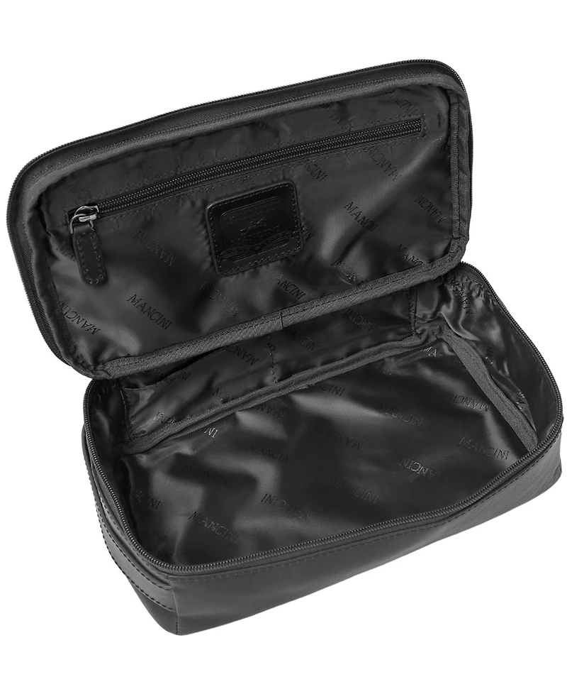 Mancini Men's Classic Toiletry Bag