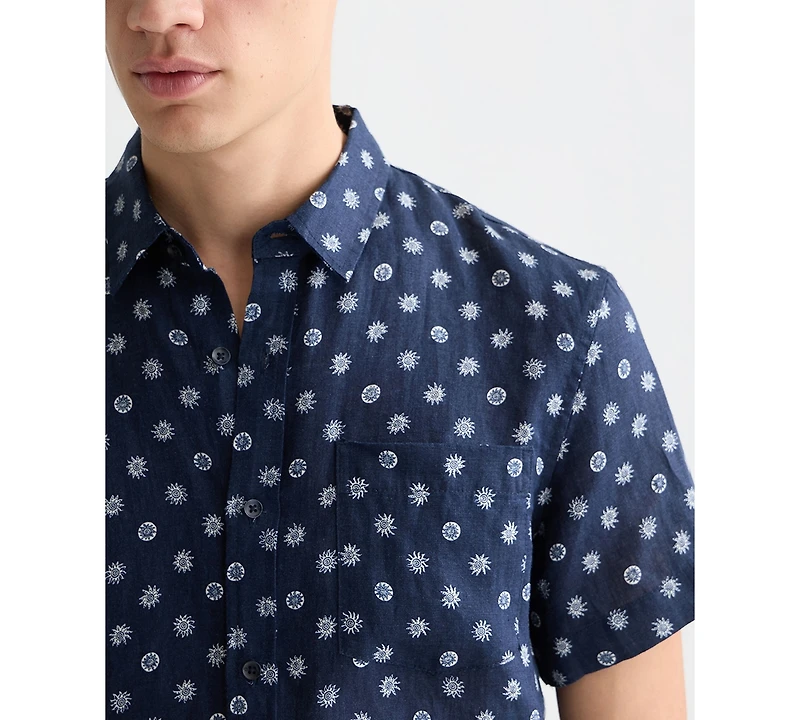 Scotch & Soda Men's Printed Short-Sleeve Shirt