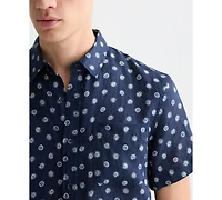Scotch & Soda Men's Printed Short-Sleeve Shirt