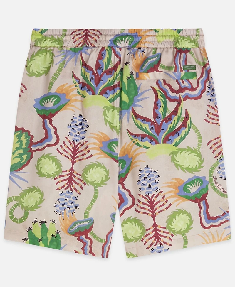 Scotch & Soda Men's Printed Regular-Fit Bermuda Shorts