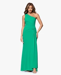Xscape Women's One-Shoulder Maxi Dress