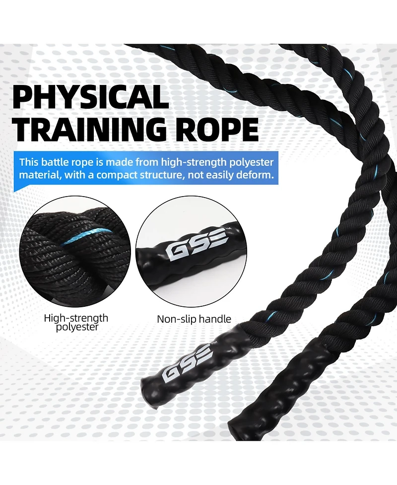 Gse Games & Sports Expert 2" Diameter Battle Rope