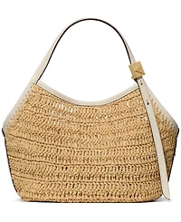 kate spade new york Deco Straw Medium Tulip Tote Bag
