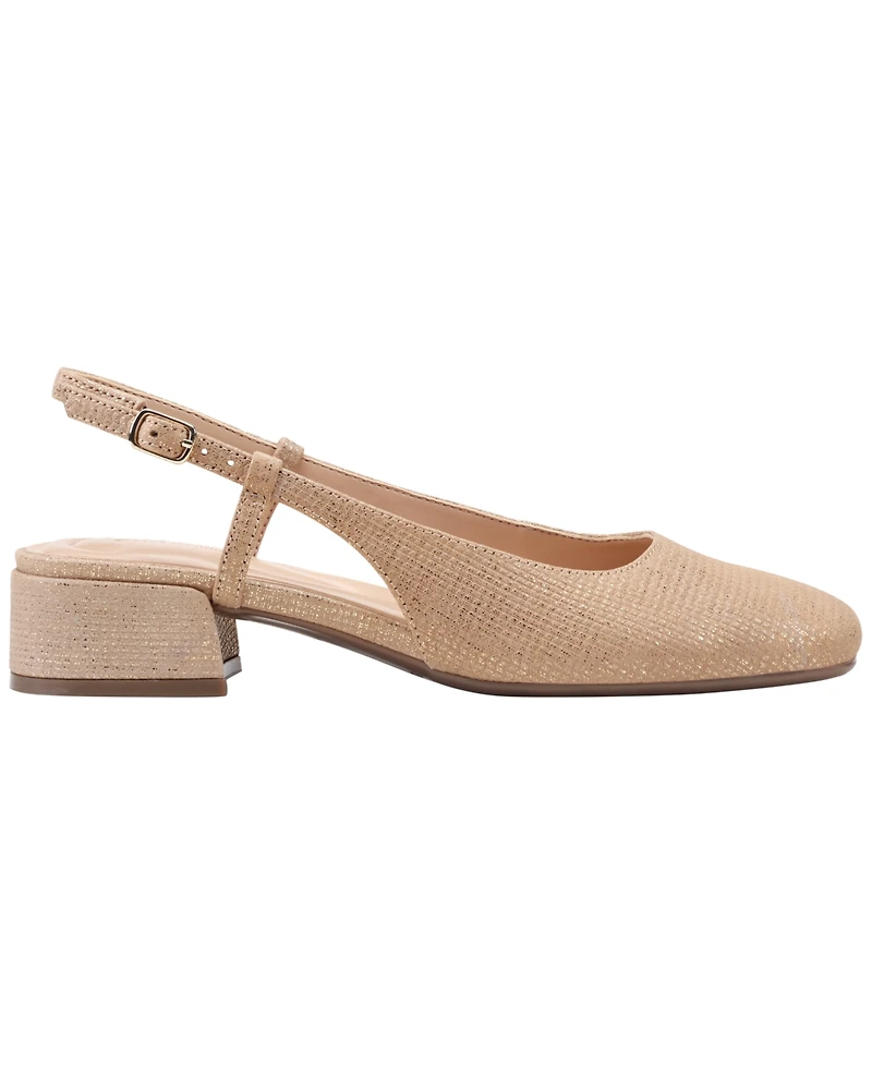 Easy Spirit Women's Jaziel eFlex Block Heel Slingback Pumps