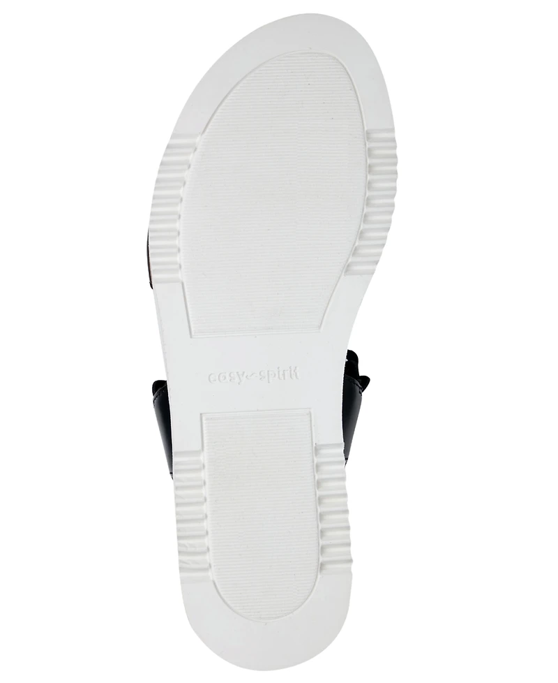 Easy Spirit Women's Warna Woven Flat Slingback Sandals