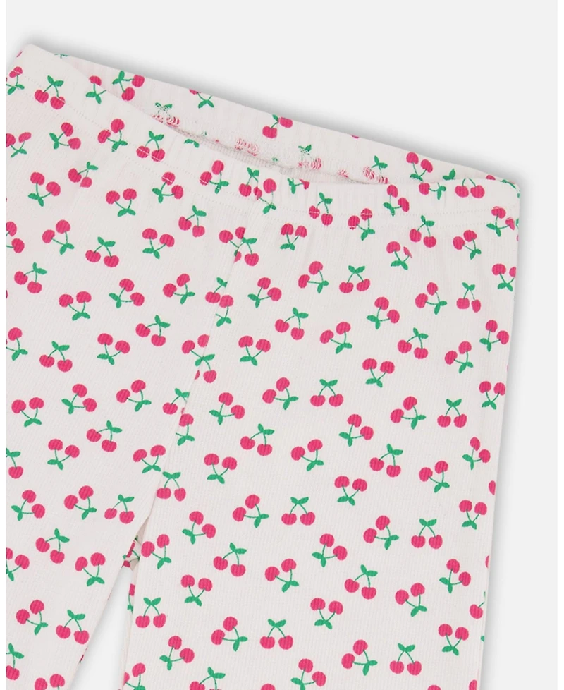 Deux par Deux Toddler Girls Rib Flare-Leg Leggings