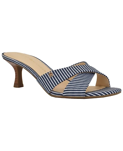 Tommy Hilfiger Women's Lanis Criss-Cross Kitten Heel Sandals
