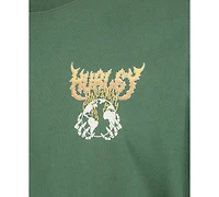 Hurley Men's Fire Crewneck T-Shirt