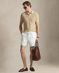 Polo Ralph Lauren Men's Short-Sleeve Textured Sweater Shirt