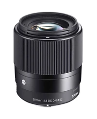 Sigma Contemporary 30mm f/1.4 Dc Dn Lens for Canon Ef M with Tripod and Cleaning Kit