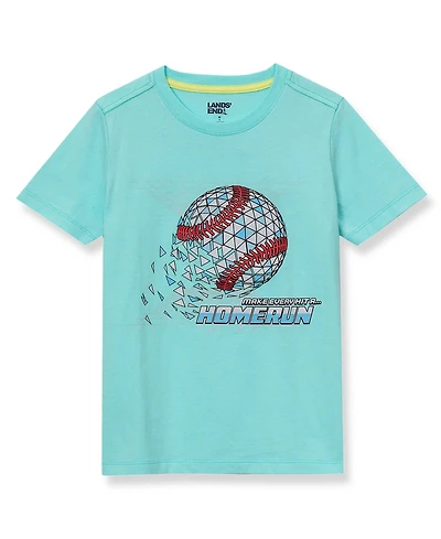 Lands' End Boys Short Sleeve Graphic Tee