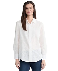 Jones New York Women's Collared Neck Shirt