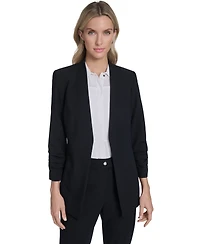 Calvin Klein Women's Open-Front Collarless Jacket