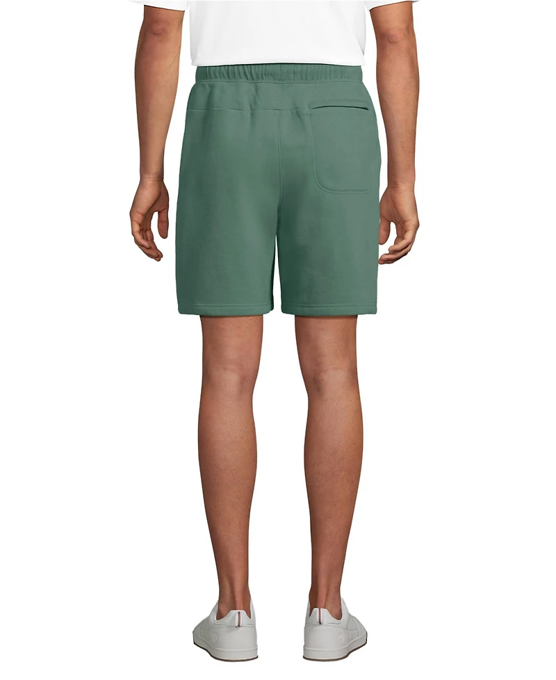 Lands' End Men's Serious Sweats Sweatshort with Zip Pocket