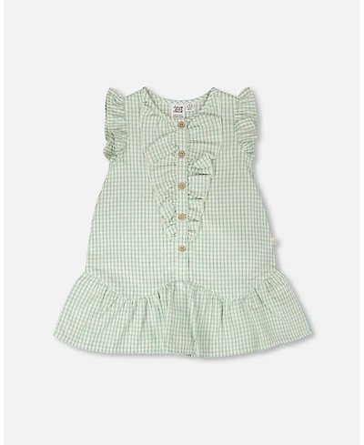 Deux par Deux Toddler Girls Plaid Poplin Dress