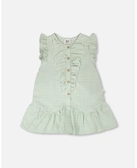 Deux par Deux Toddler Girls Plaid Poplin Dress