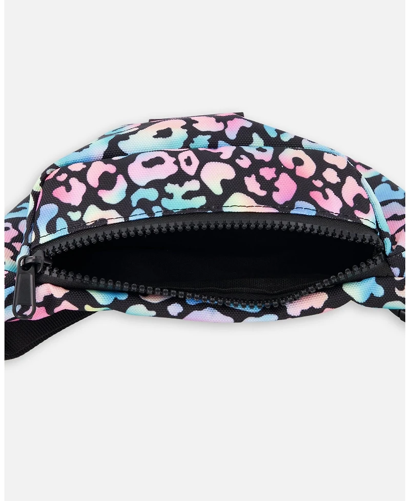 Deux par Deux Girl Fanny Pack Animal Print